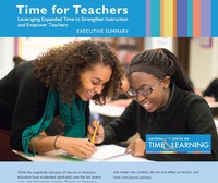 Time for Learning Report cover