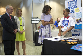 Michelle Obama at the U.S. Department of Education