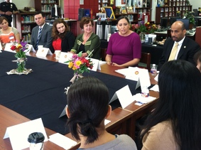 Roundtable discussion with the Initiative Staff. 