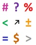 symbols from mathematics
