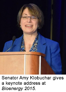 Senator Amy Klobuchar at Bioenergy 2015
