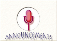 Red microphone Announcements