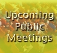 Upcoming Public Meetings