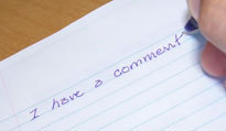 I have a comment...