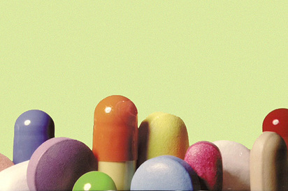 Colored Capsules and Tablets