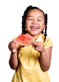 Girl Eating Watermelon