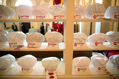 Chef hats at the Kids State Dinner