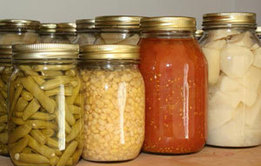 Home-canned produce