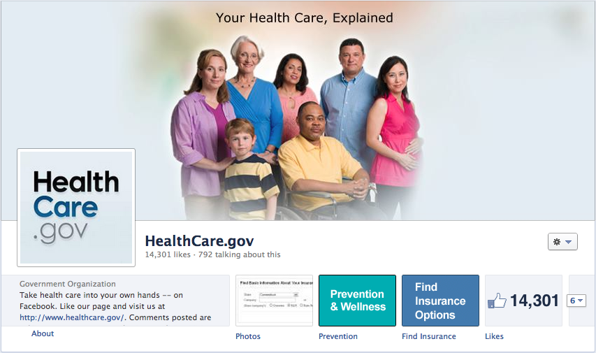 HealthCare.gov on Facebook