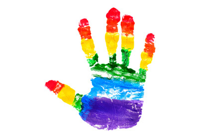 LGBT Rainbow Pride Hand