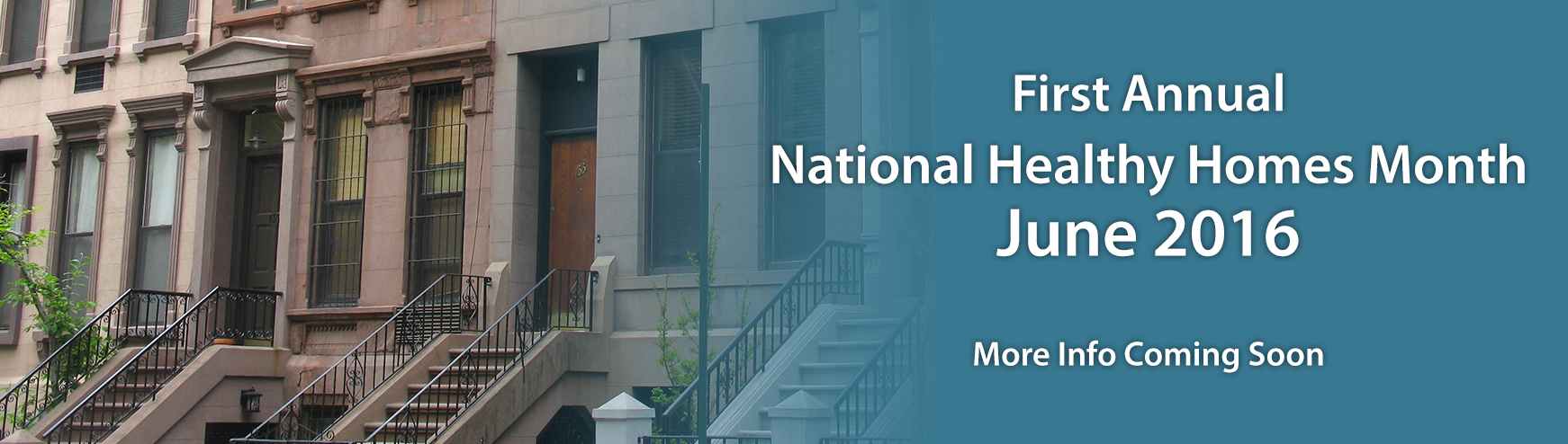 First National Healthy Homes Month