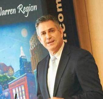 Under Secretary Francisco S�nchez delivers remarks during the TechBelt Export Summit in Youngstown, Ohio. (Photo Youngstown/Warren Regional Chamber)