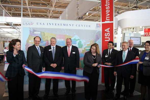 Hanover Messe Ribbon Cutting Ceremony