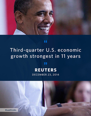 Third-quarter U.S. economic growth strongest in 11 years