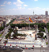 Plaza de Colon in Madrid, Spain