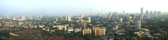 Panorama of Mumbai, India
