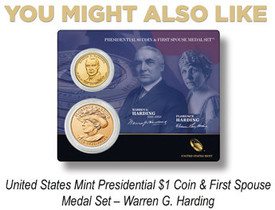 YMAL-2014-Presidential-Dollar-First-Spouse-Medal-Warren-Harding