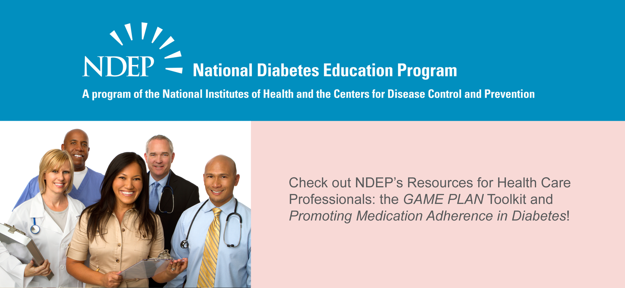 NDEP Promotional Bulletin Header - Game Plan Toolkit