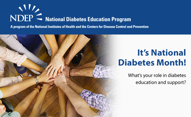 National Diabetes Month header