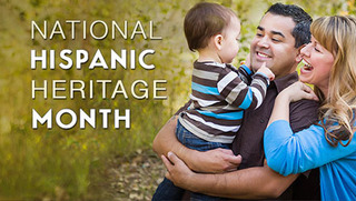 Image: National Hispanic Heritage Month - Parents with child