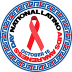 Logo: National Latino AIDS Awareness Day, October 15
