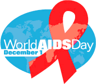 Logo: World AIDS Day, December 1