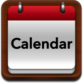 Image: Desk calendar page with the caption "Calendar"