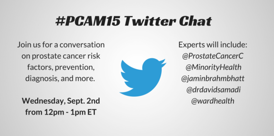 #PCAM15 Twitter Chat, Sept. 2 from 12pm - 1pm ET 