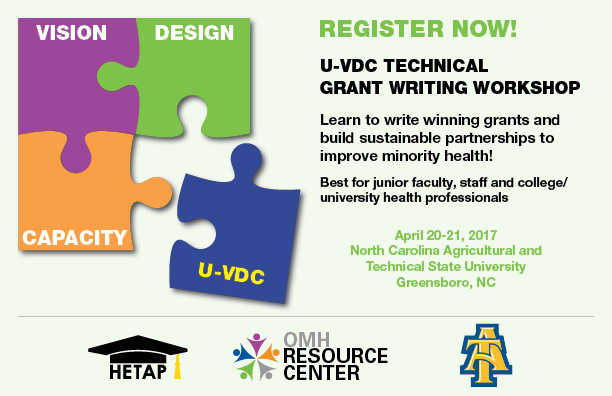 UVDC Workshop in Greensboro, NC, April 20-21, 2017