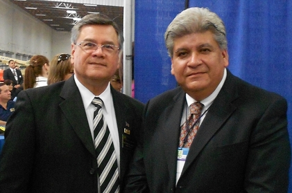 Photo: Ruben Garcia and Victor Castillo at Mexport Trade Show