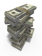 stack of money