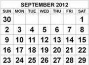 Calendar graphic
