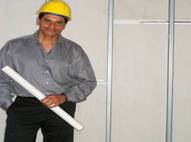 Image of man in a contruction hat