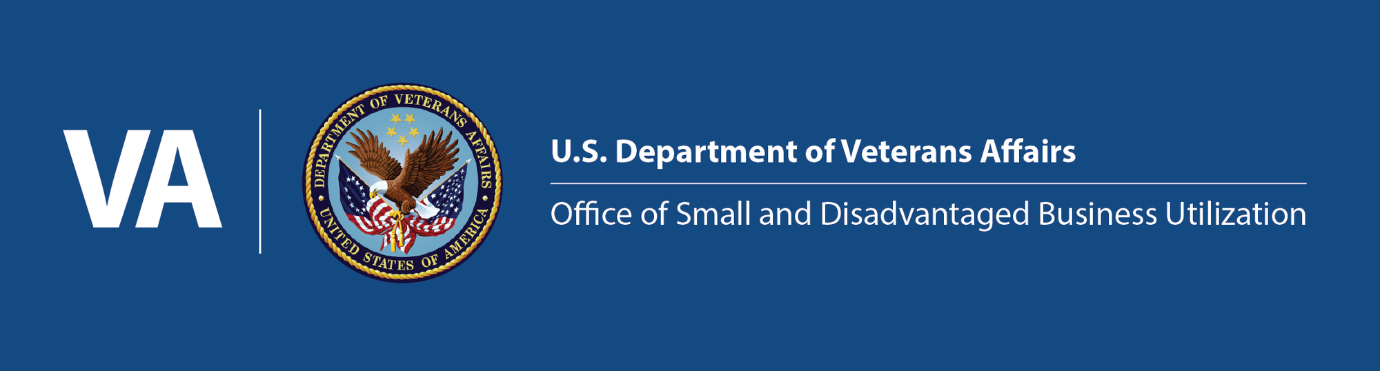 Veterans Affairs Office of Small and Disadvantaged Business Utilization Logo