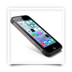 Leaning cell phone image