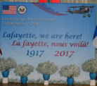 Signage at U.S. Embassy France
