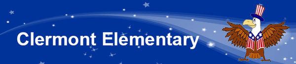 Clermont Elementary School banner
