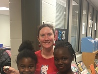 Ms. Kobb and students