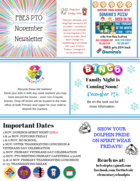 NOVPTO calendar
