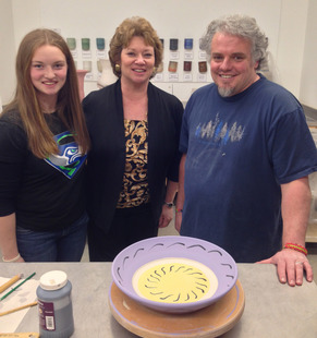 Backus pottery debut