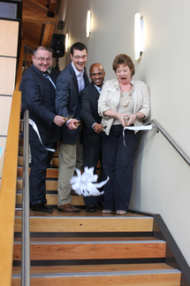 Fransiscan Ribbon Cutting Oops