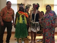 Senior Center Aloha Party