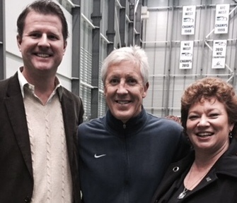 Coach Carroll, Nancy and Michael