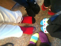 Tri-Cities holiday socks