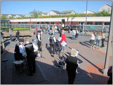 Photo of National Train Day celebration at Olympia's Centennial Station