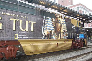 Cascades King Tut Train at King Street Station