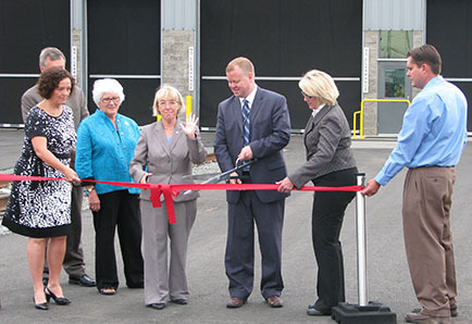 U.S. Senator Patty Murray is joined by Transportation Secretary Paula Hammond, State Senator Mary Margaret Haugen, Amtrak Government Affairs Chief Ray