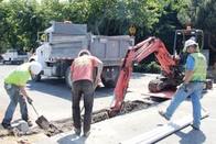 Lake Washington Boulevard construction