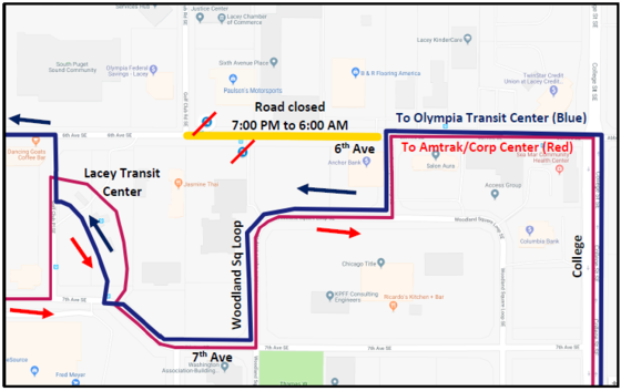 6th Avenue bus stop closures