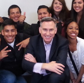 Exec visits Highline Public Schools